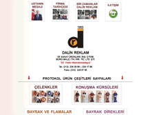 Tablet Screenshot of dalinreklam.com